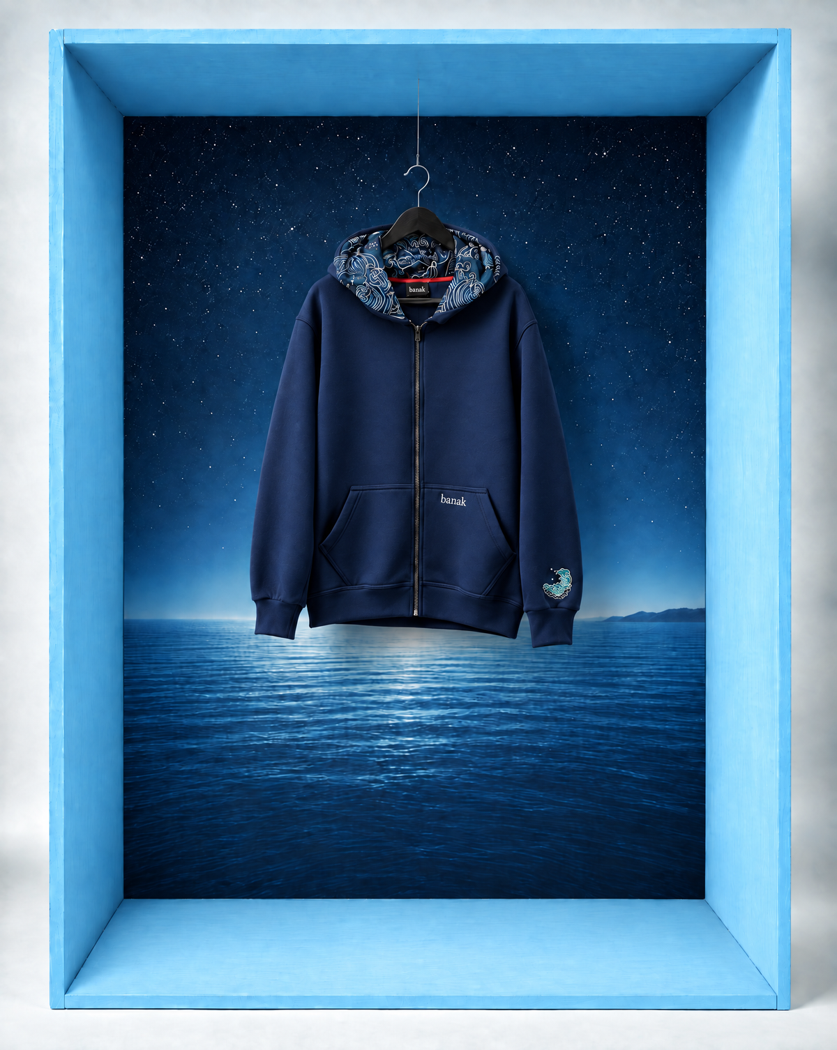 Oceanic Nomad Zip Hoodie