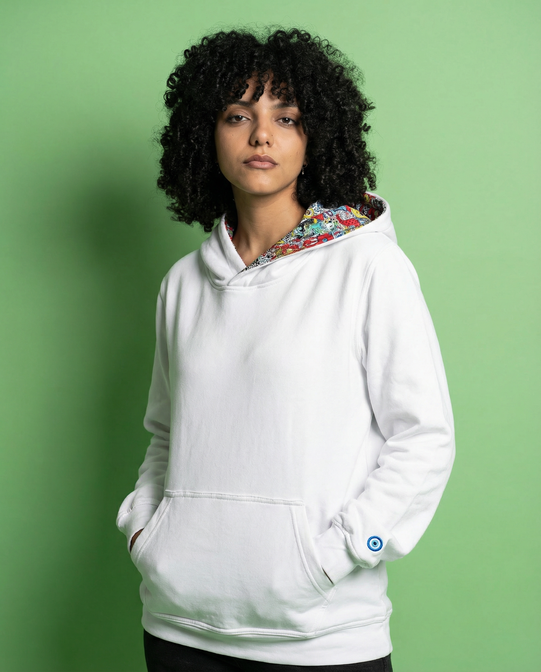 Play Hoodie White